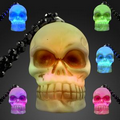 Blank LED Soft Skeleton Skull Bead Necklace